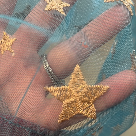 Mini Boden Multicolor Starry Kids Dress - Picture 5 of 6